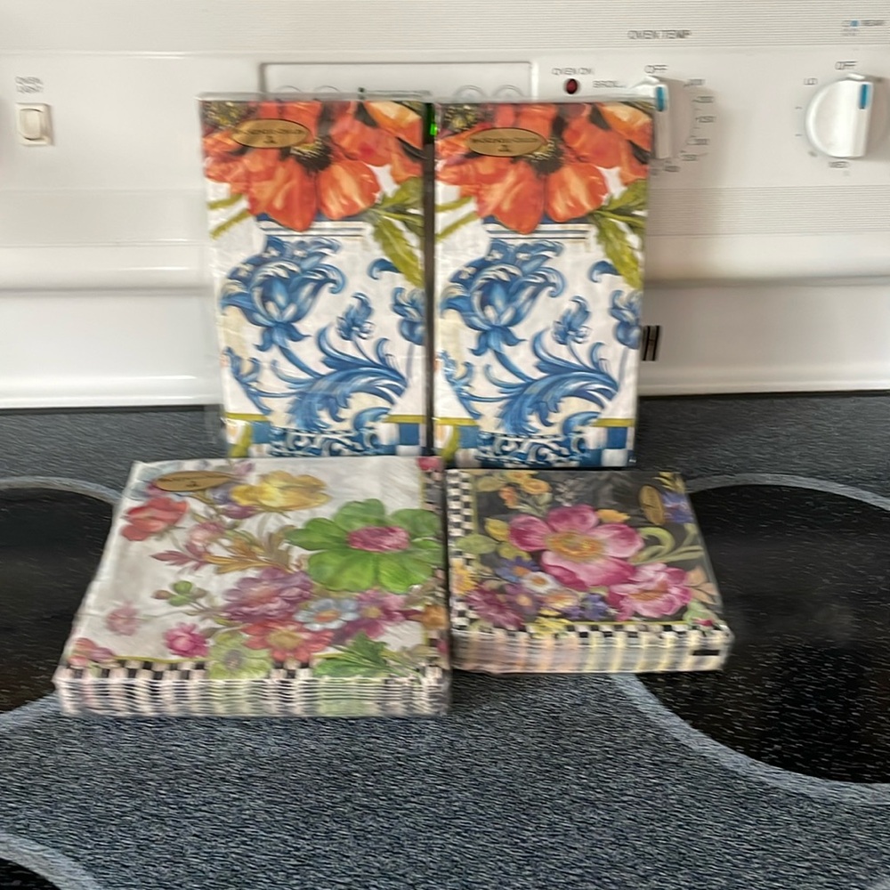 Mackenzie Childs assorted paper napkins